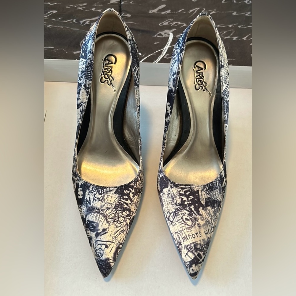 Vintage Patterned Carlos Santana heals